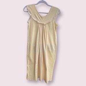 Unique Vintage Nightgown Yellow sleeveless